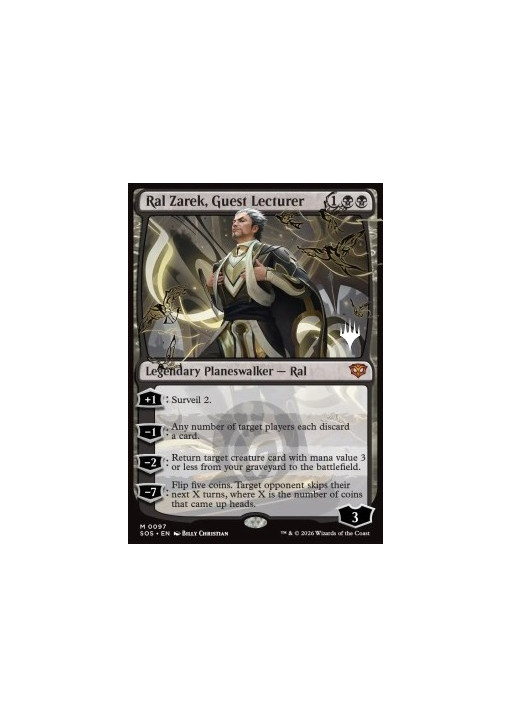 Ral Zarek, Guest Lecturer