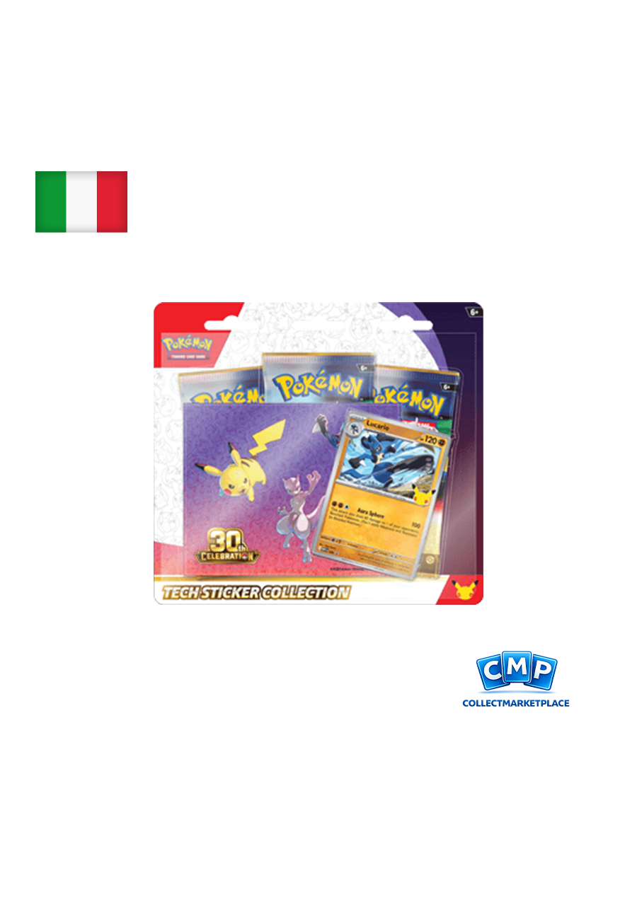 Pokémon Stickers Collection 30° Anniversary Lucario ITA