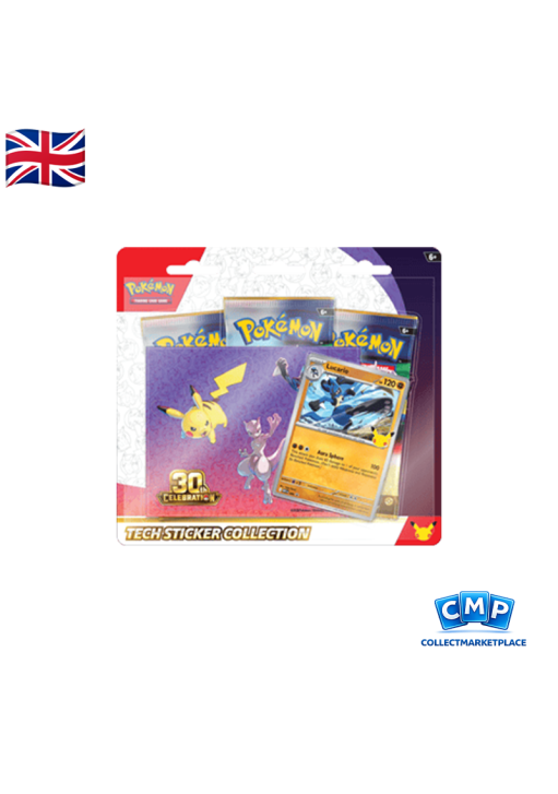 Pokémon Stickers Collection 30° Anniversary Lucario ENG