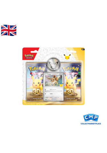 Pokémon 2-Pack Blister Eevee 30° Anniversario ENG