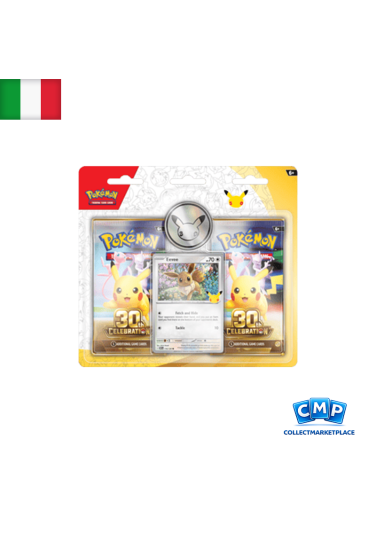 Pokémon 2-Pack Blister Eevee 30° Anniversario ITA
