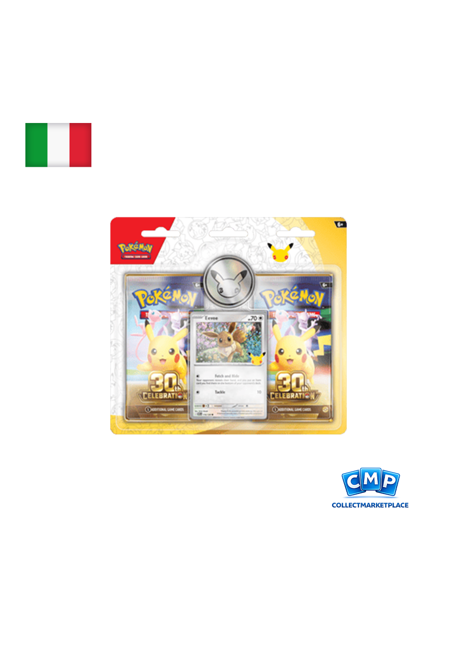 Pokémon Eevee 2-Pack Blister 30° Anniversary ITA
