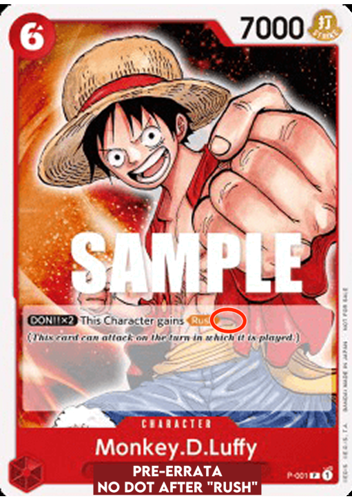 Monkey.D.Luffy (P-001) (V.6)
