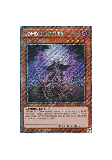 Zombie Master (V.1 - Platinum Secret Rare)