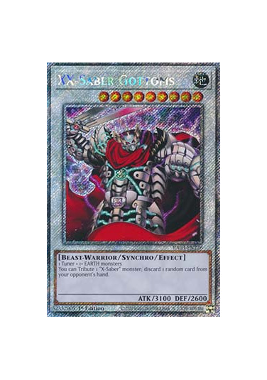 XX-Saber Gottoms (V.1 - Platinum Secret Rare)