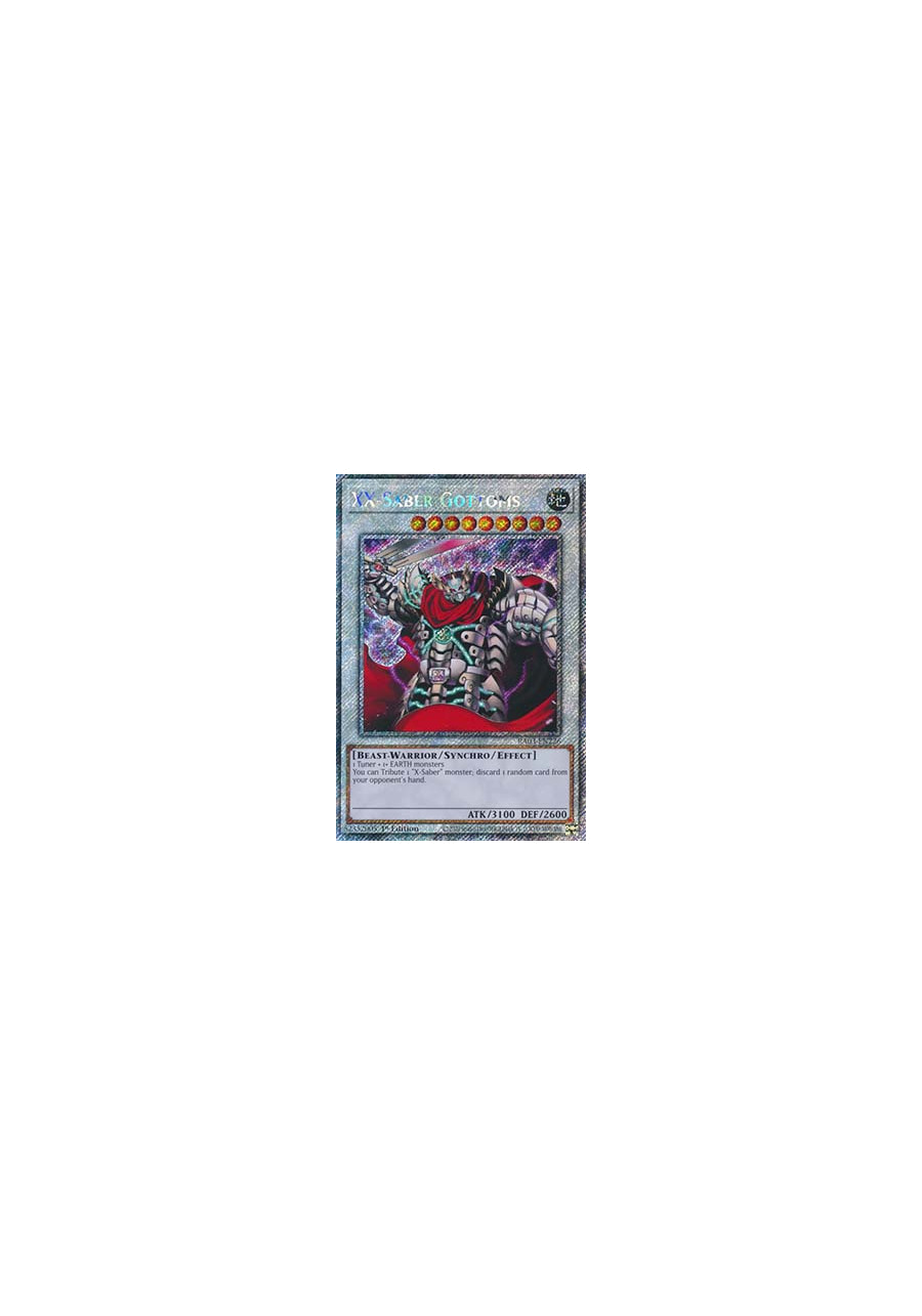 XX-Saber Gottoms (V.1 - Platinum Secret Rare)