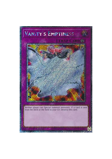 Vanity’s Emptiness (V.1 - Platinum Secret Rare)