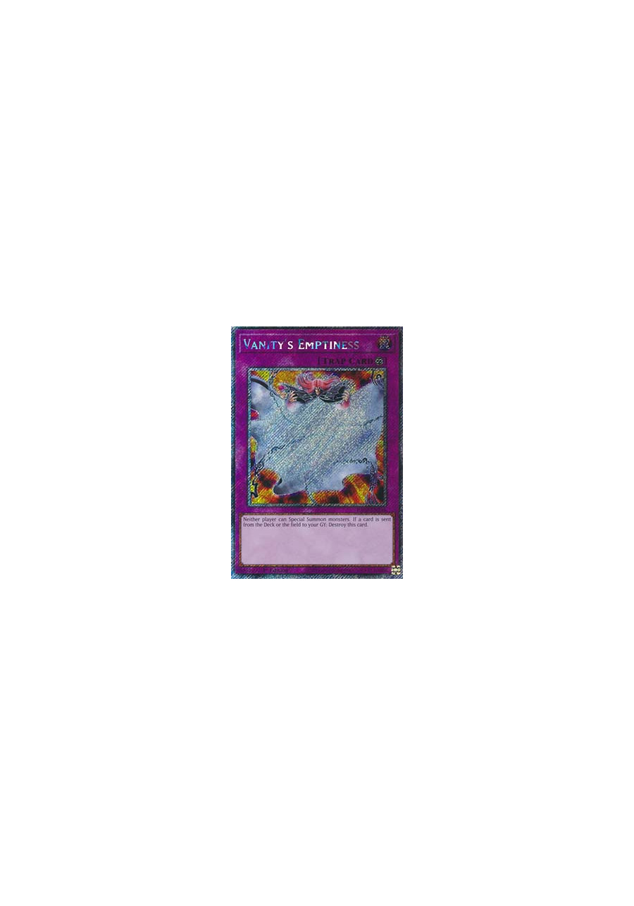 Vanity’s Emptiness (V.1 - Platinum Secret Rare)