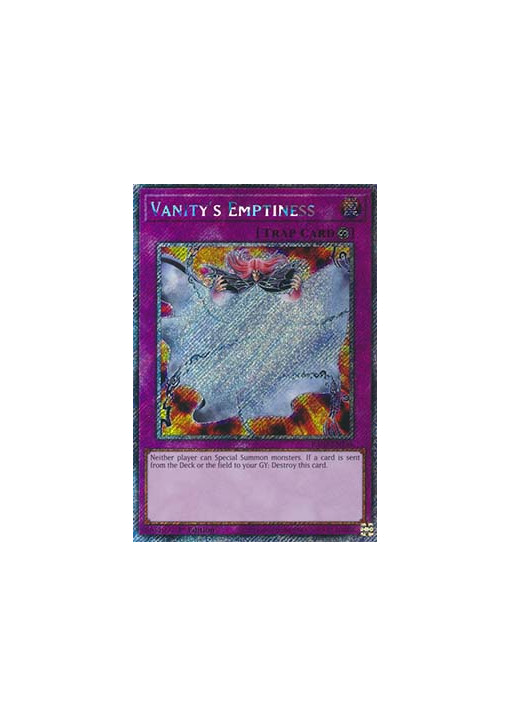Vanity’s Emptiness (V.1 - Platinum Secret Rare)
