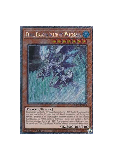 Tidal, Dragon Ruler of Waterfalls (V.4 - Platinum Secret Rare)