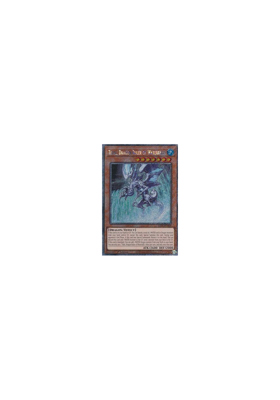 Tidal, Dragon Ruler of Waterfalls (V.4 - Platinum Secret Rare)