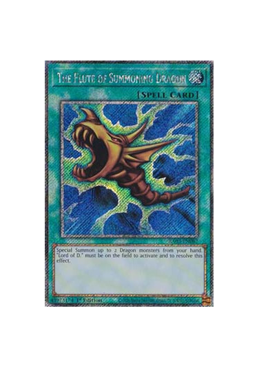 The Flute of Summoning Dragon (V.1 - Platinum Secret Rare)