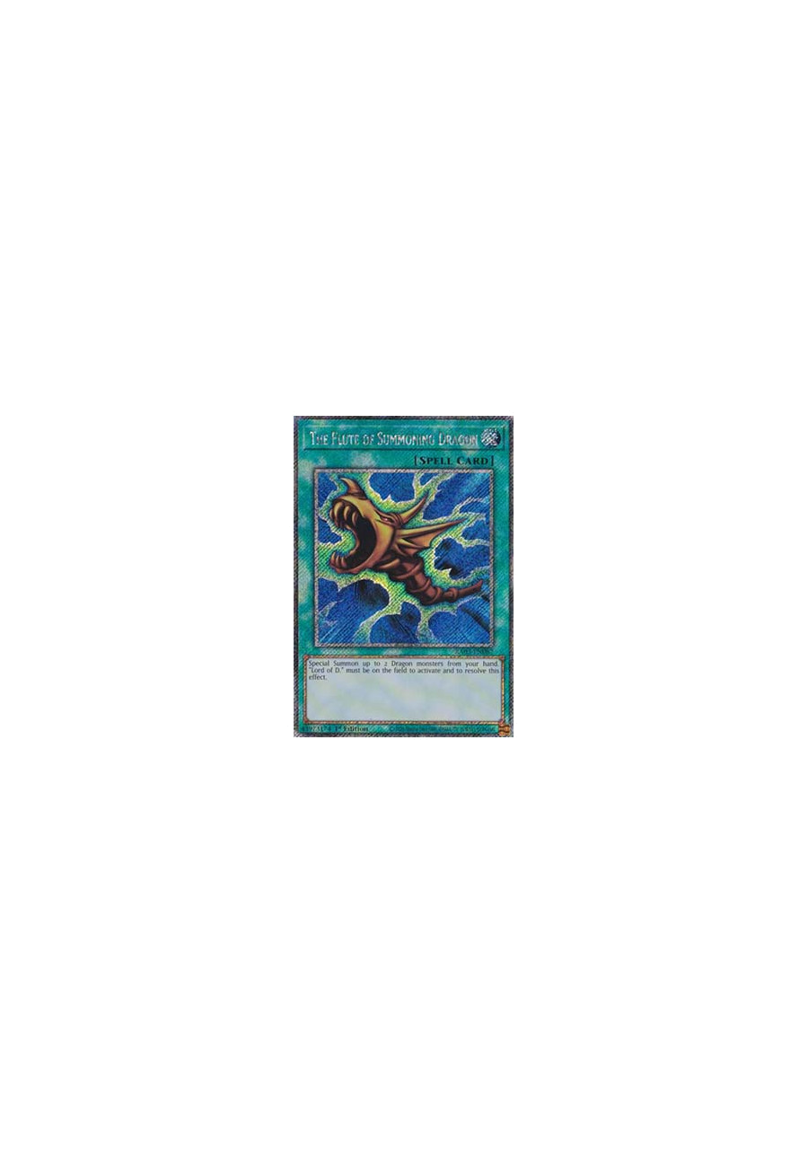 The Flute of Summoning Dragon (V.1 - Platinum Secret Rare)
