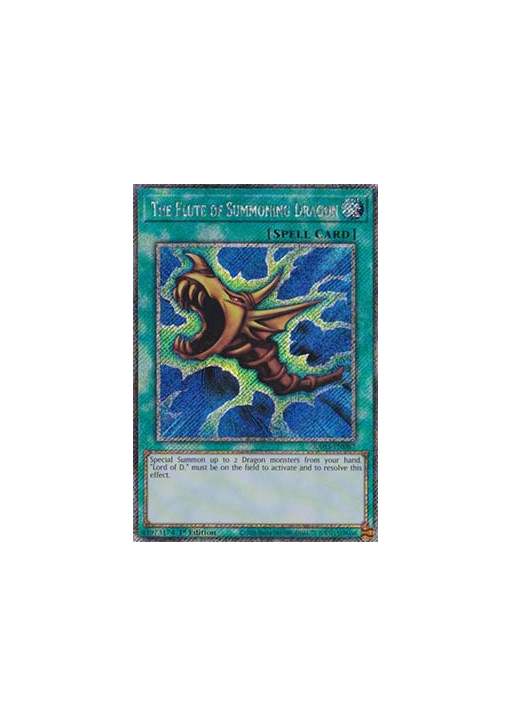 The Flute of Summoning Dragon (V.1 - Platinum Secret Rare)