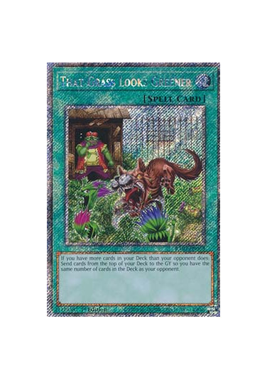 That Grass Looks Greener (V.4 - Platinum Secret Rare)