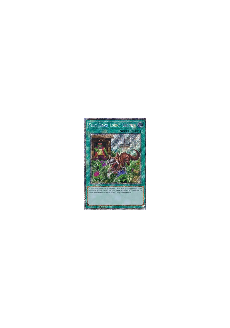 That Grass Looks Greener (V.4 - Platinum Secret Rare)
