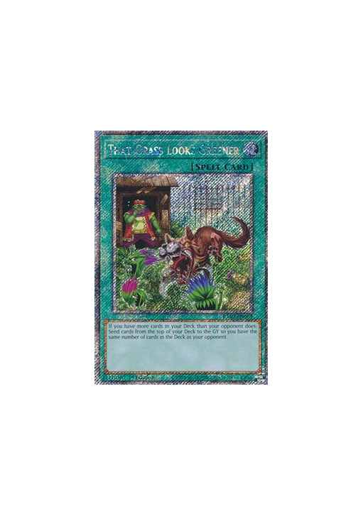 That Grass Looks Greener (V.4 - Platinum Secret Rare)