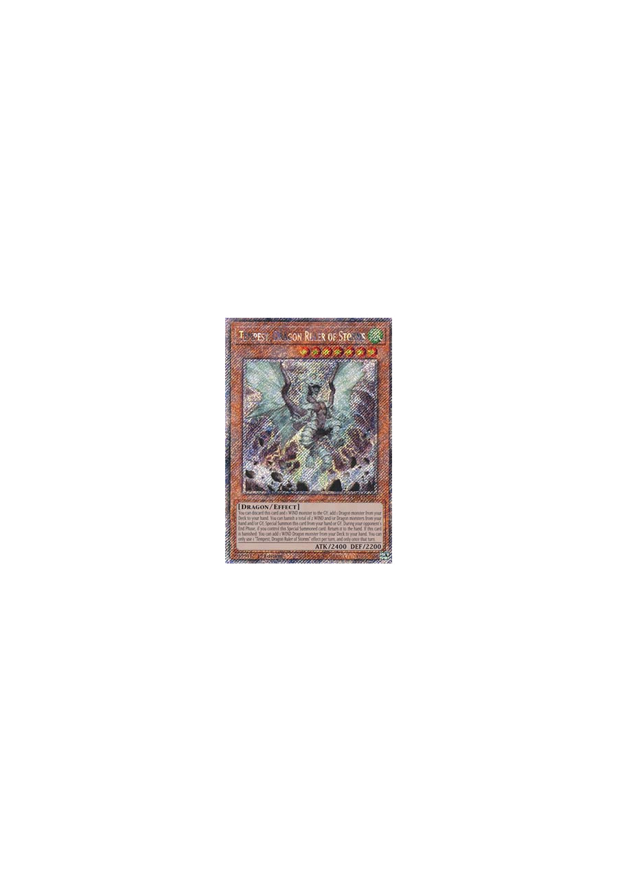 Tempest, Dragon Ruler of Storms (V.4 - Platinum Secret Rare)