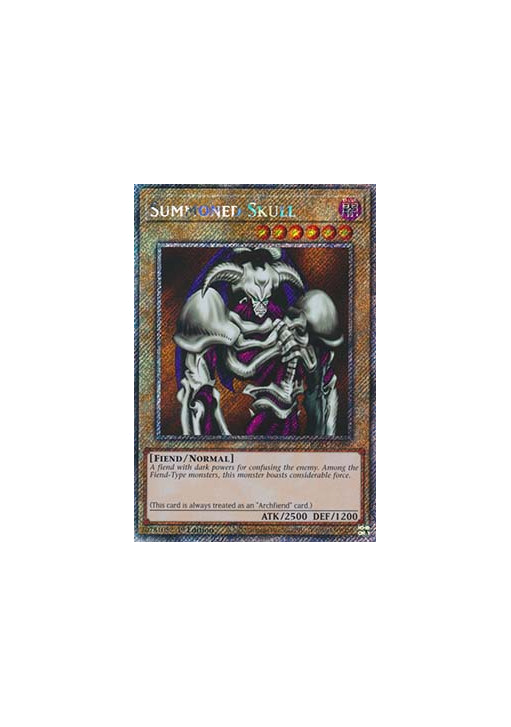 Summoned Skull (V.1 - Platinum Secret Rare)