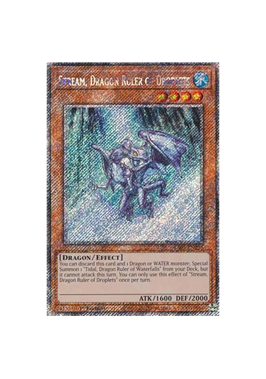 Stream, Dragon Ruler of Droplets (V.1 - Platinum Secret Rare)