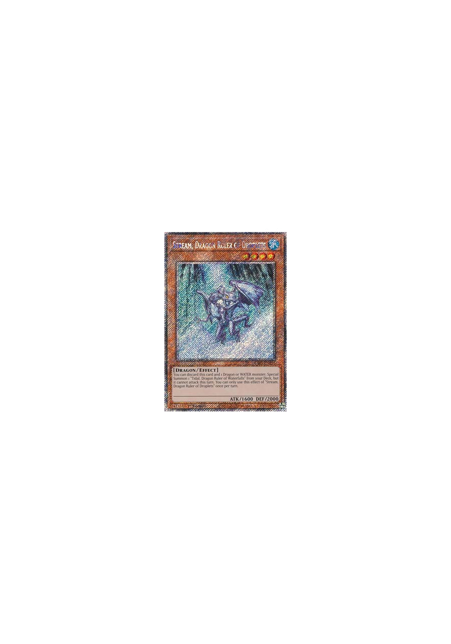 Stream, Dragon Ruler of Droplets (V.1 - Platinum Secret Rare)