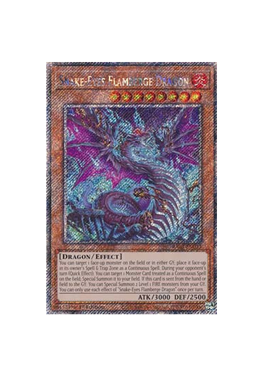Snake-Eyes Flamberge Dragon (V.4 - Platinum Secret Rare)