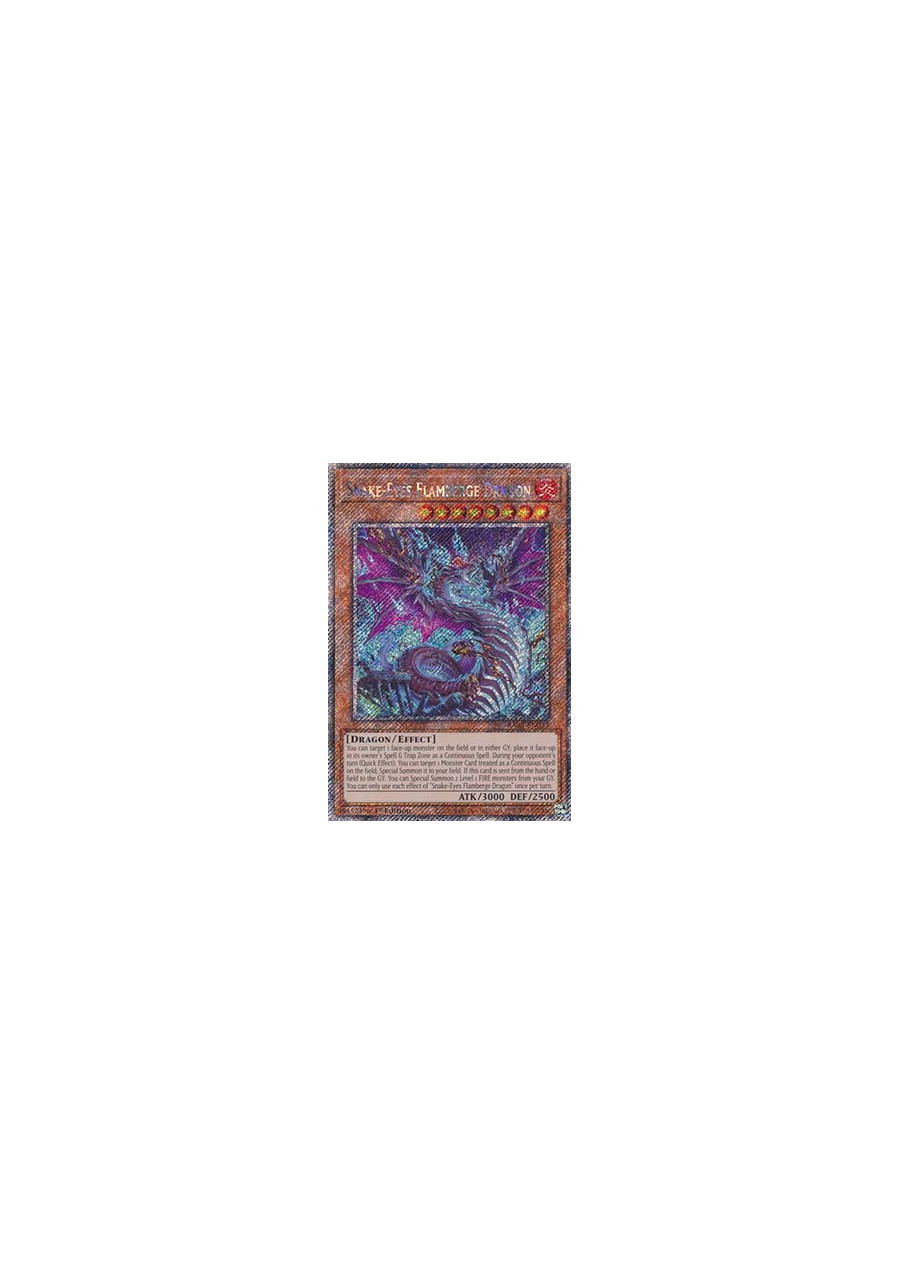 Snake-Eyes Flamberge Dragon (V.4 - Platinum Secret Rare)