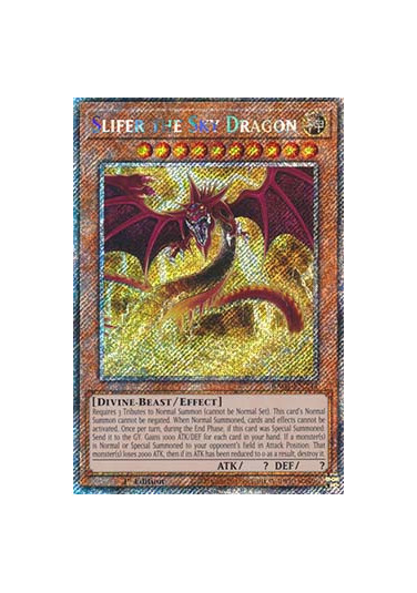 Slifer the Sky Dragon (V.1 - Platinum Secret Rare)