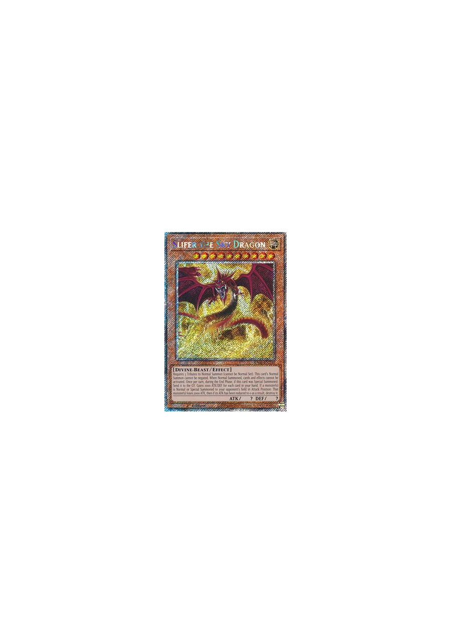 Slifer the Sky Dragon (V.1 - Platinum Secret Rare)