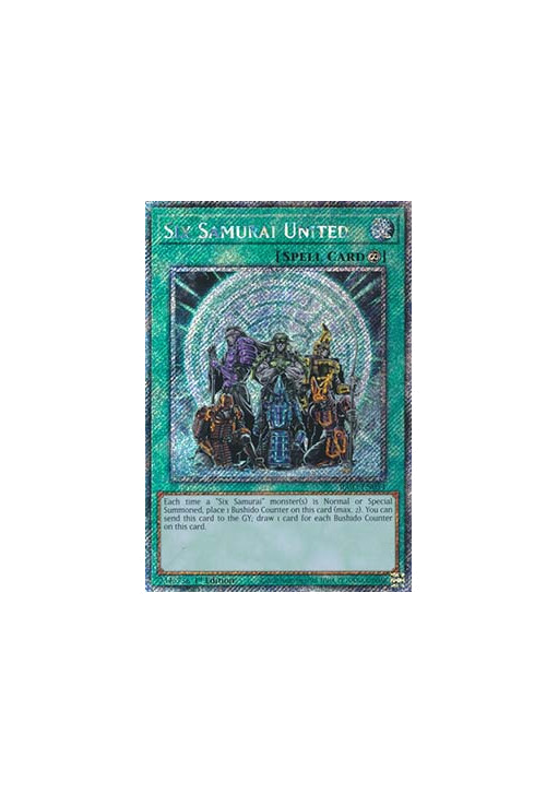 Six Samurai United (V.4 - Platinum Secret Rare)