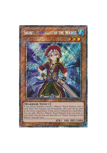 Shurit, Strategist of the Nekroz (V.1 - Platinum Secret Rare)
