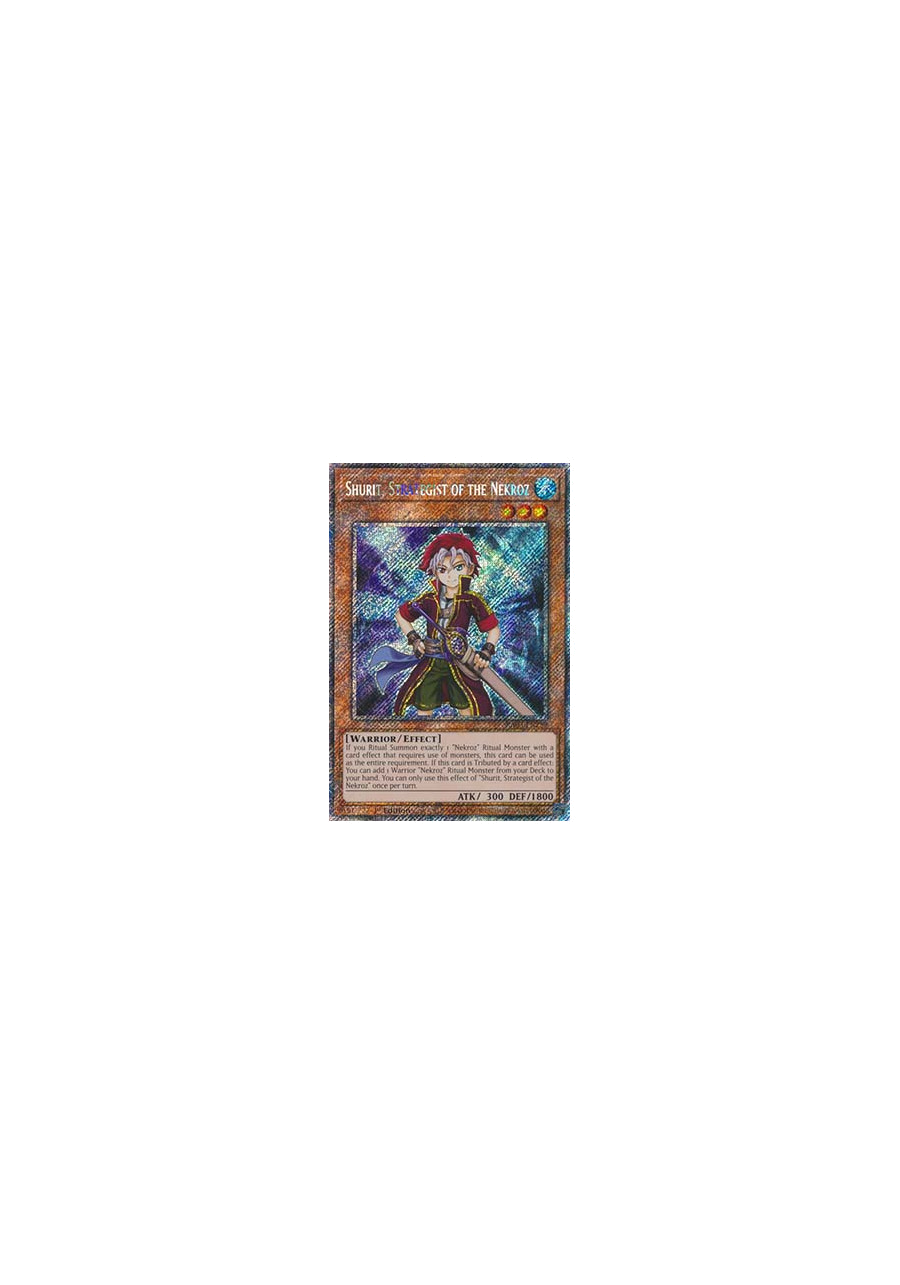 Shurit, Strategist of the Nekroz (V.1 - Platinum Secret Rare)