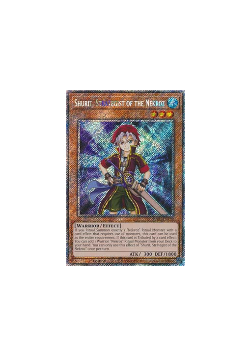 Shurit, Strategist of the Nekroz (V.1 - Platinum Secret Rare)