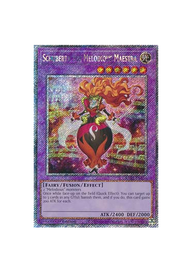 Schuberta the Melodious Maestra (V.4 - Platinum Secret Rare)