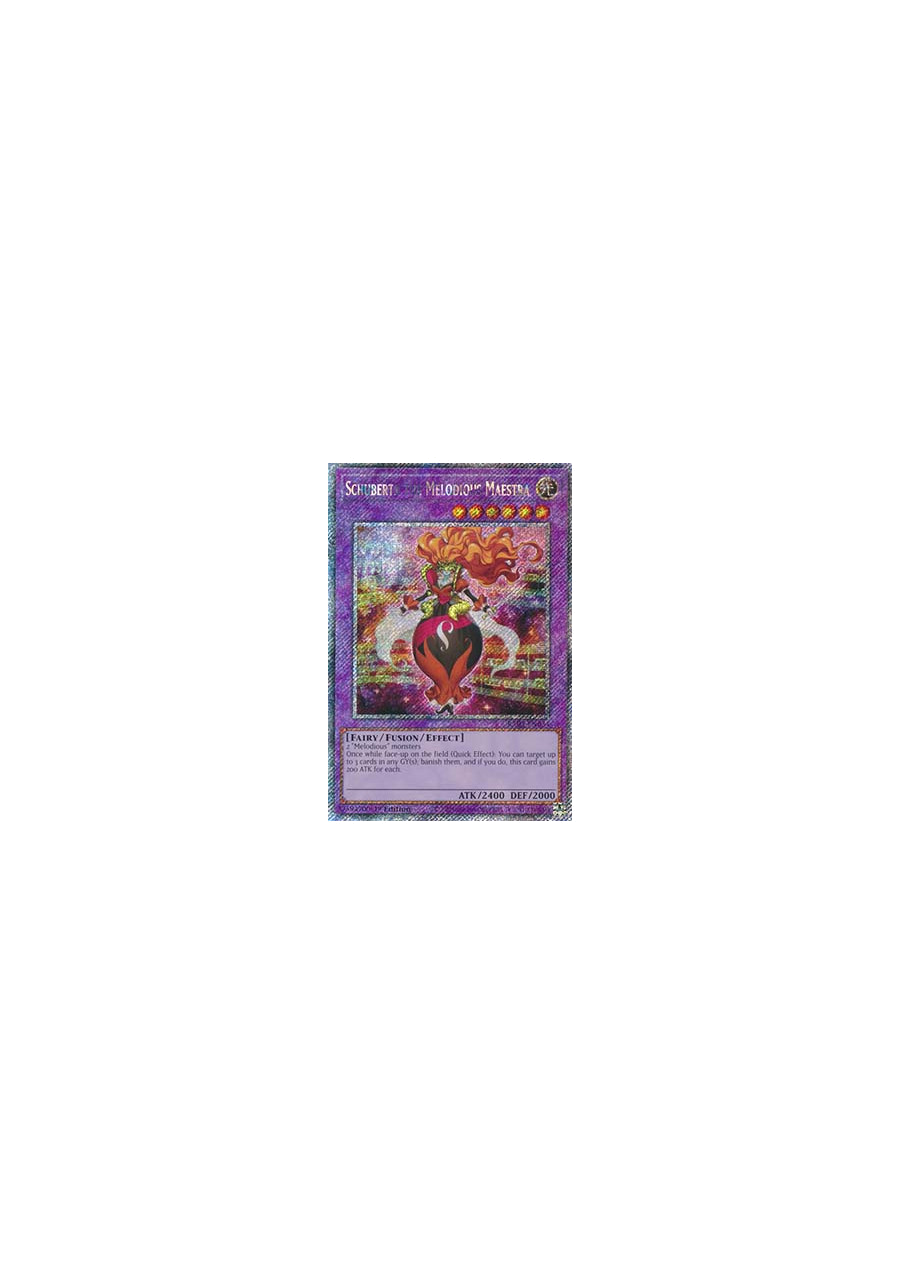 Schuberta the Melodious Maestra (V.4 - Platinum Secret Rare)
