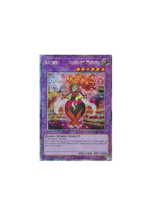 Schuberta the Melodious Maestra (V.4 - Platinum Secret Rare)