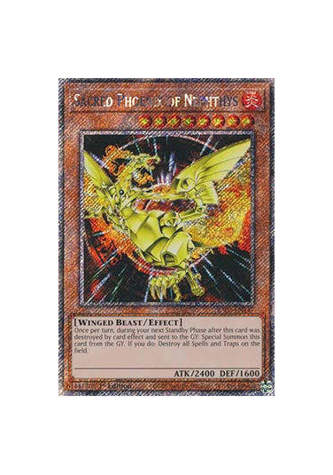 Sacred Phoenix of Nephthys (V.1 - Platinum Secret Rare)