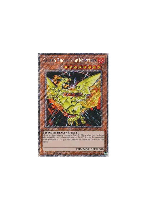 Sacred Phoenix of Nephthys (V.1 - Platinum Secret Rare)