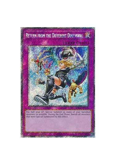 Return from the Different Dimension (V.1 - Platinum Secret Rare)