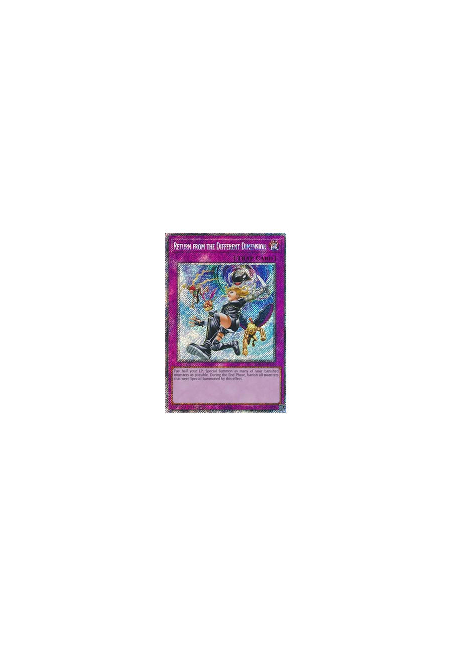 Return from the Different Dimension (V.1 - Platinum Secret Rare)