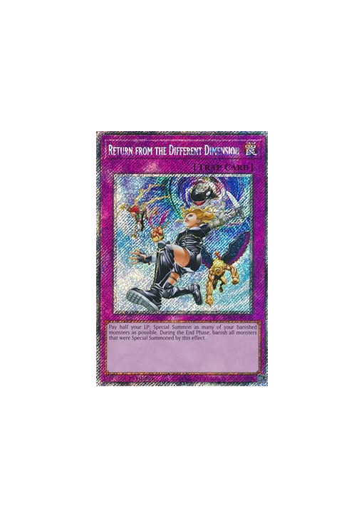 Return from the Different Dimension (V.1 - Platinum Secret Rare)