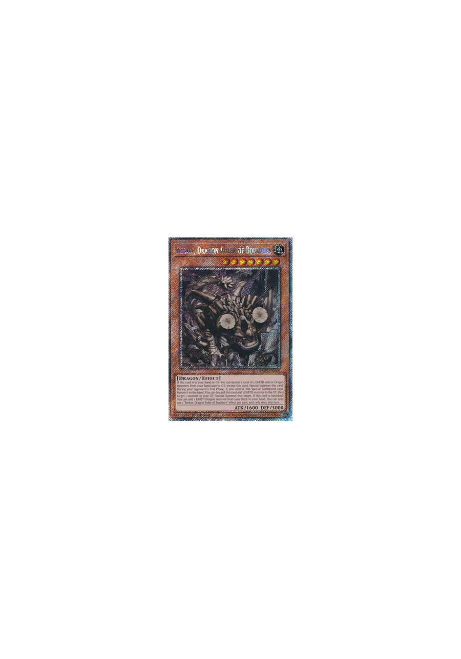 Redox, Dragon Ruler of Boulders (V.4 - Platinum Secret Rare)