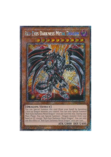 Red-Eyes Darkness Metal Dragon (V.1 - Platinum Secret Rare)