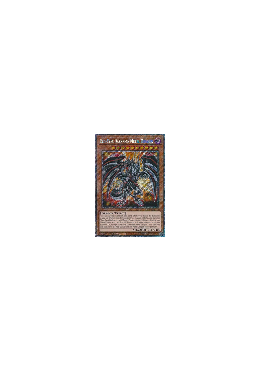 Red-Eyes Darkness Metal Dragon (V.1 - Platinum Secret Rare)