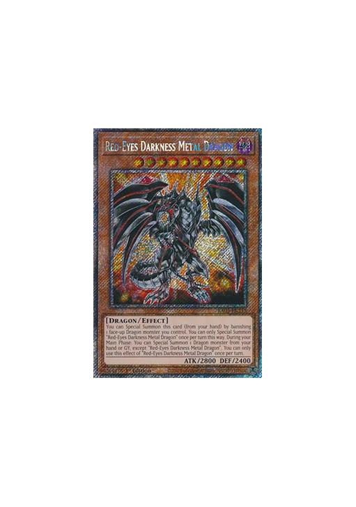 Red-Eyes Darkness Metal Dragon (V.1 - Platinum Secret Rare)