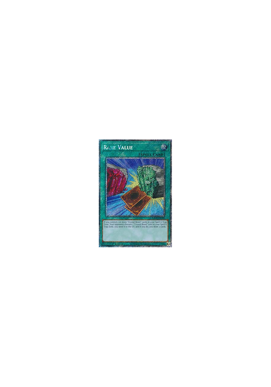 Rare Value (V.1 - Platinum Secret Rare)