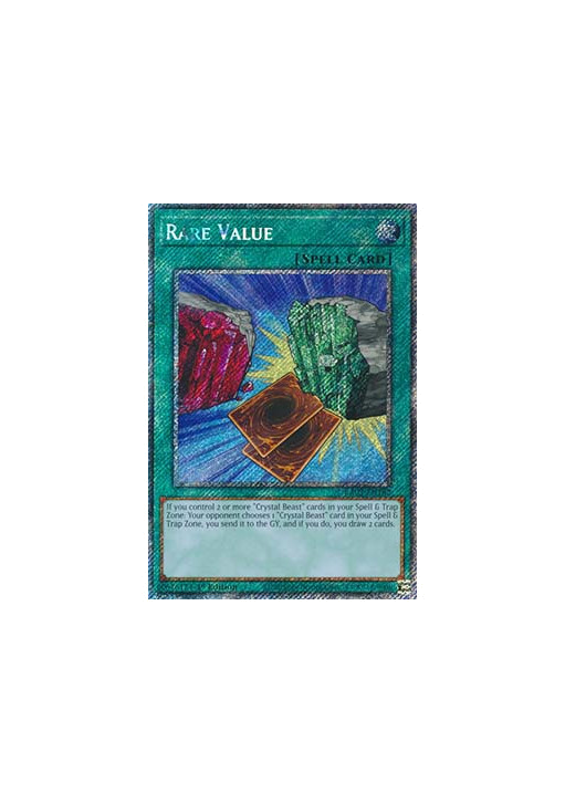 Rare Value (V.1 - Platinum Secret Rare)