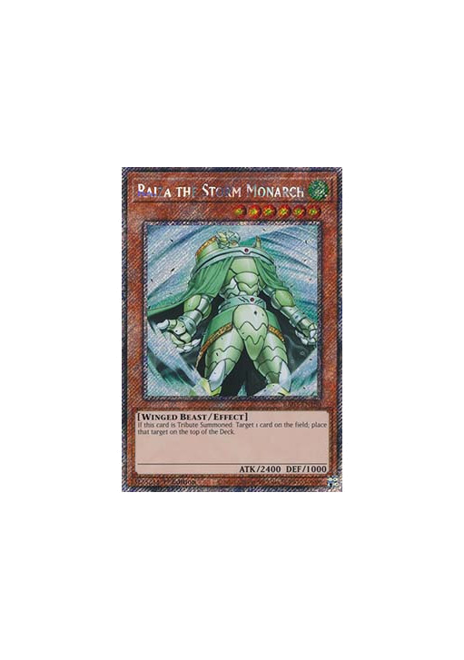 Raiza the Storm Monarch (V.1 - Platinum Secret Rare)
