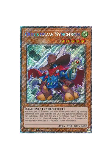 Quickdraw Synchron (V.1 - Platinum Secret Rare)