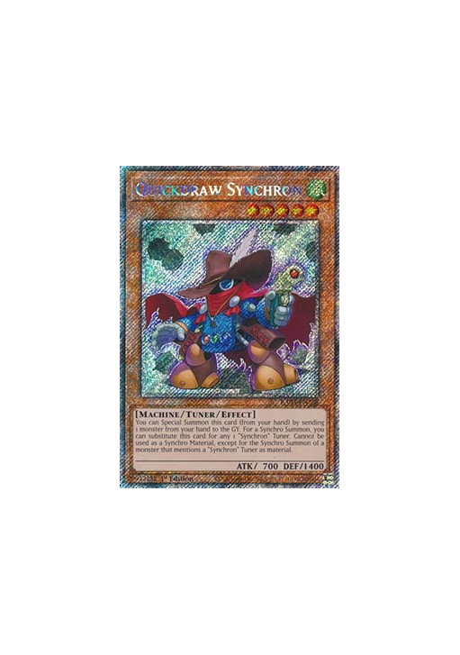 Quickdraw Synchron (V.1 - Platinum Secret Rare)